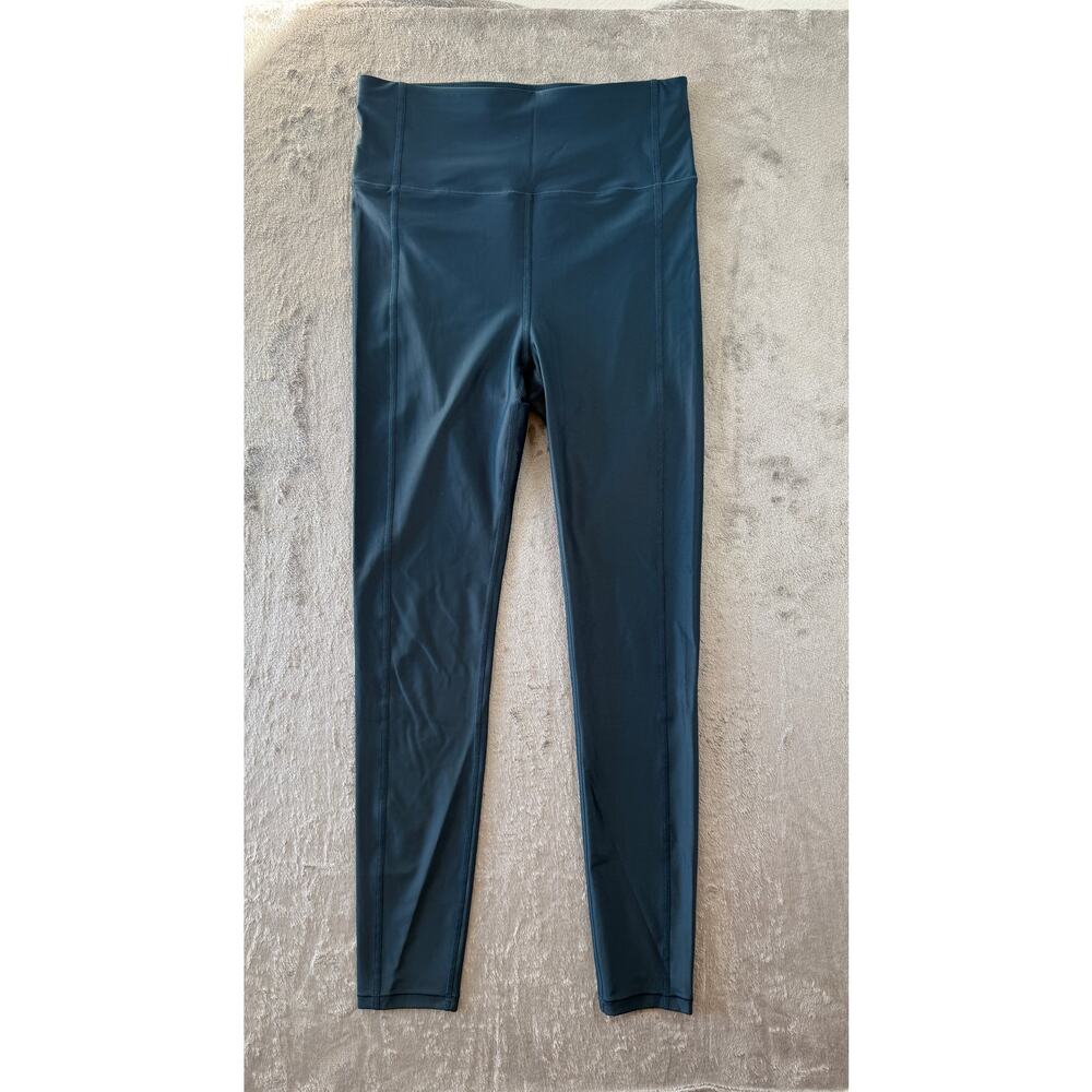 Sweaty Betty Full Length Shimmer Blue Leggings Size Medium Shiny‎ Workout